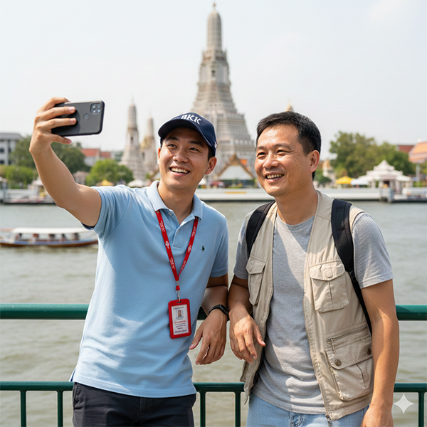 จากทริปทำงานสู่วันพักผ่อนในไทย